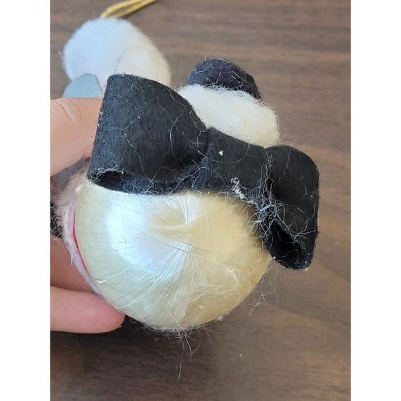 Handmade satin Mouse Santa hat ornament Xmas decor - Picture 3 of 4